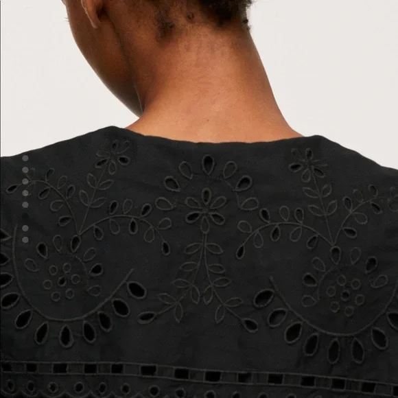 NWT- Mango-  Broderie Anglaise Dress - Picture 4 of 7